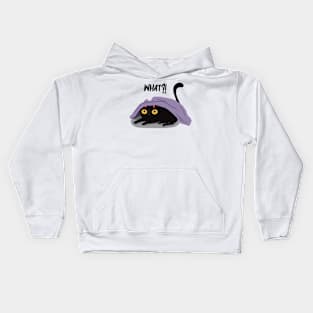 Silly cat fooling around Kids Hoodie